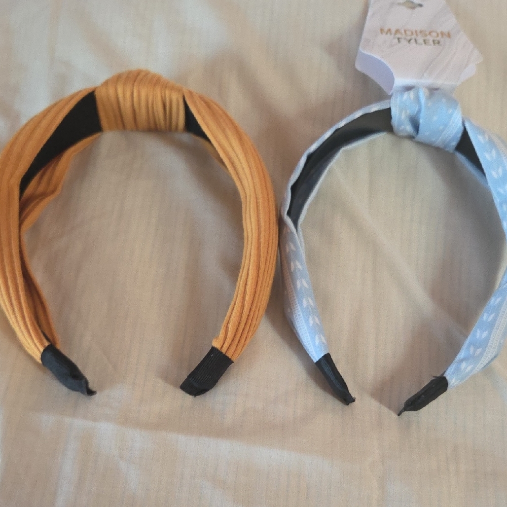 Madison Tyler Headbands in Orange and Blue Bundle